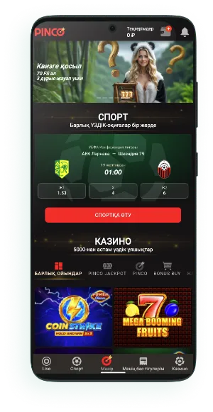 Мобильді құрылғыларда pinco
