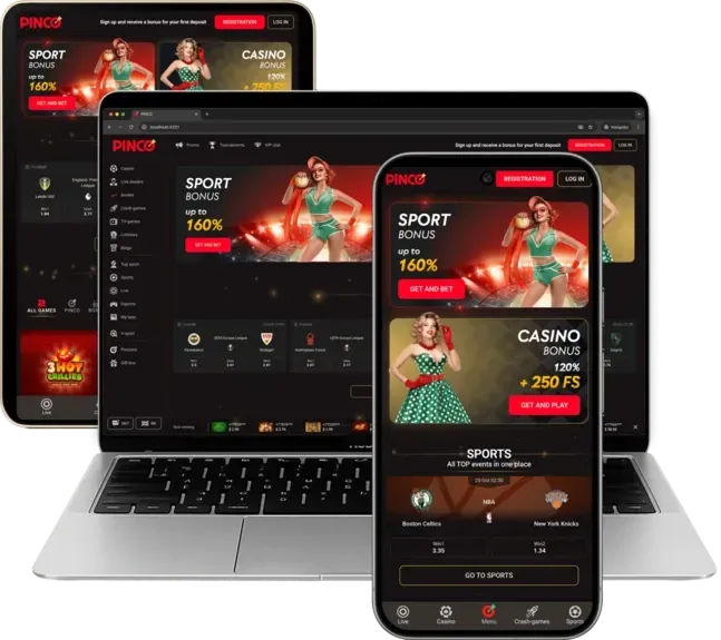 Pinco Casino-да барлық платформаларда ойнаңыз