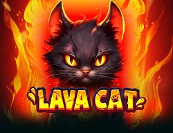 Логотип игрового автомата Lava Cat